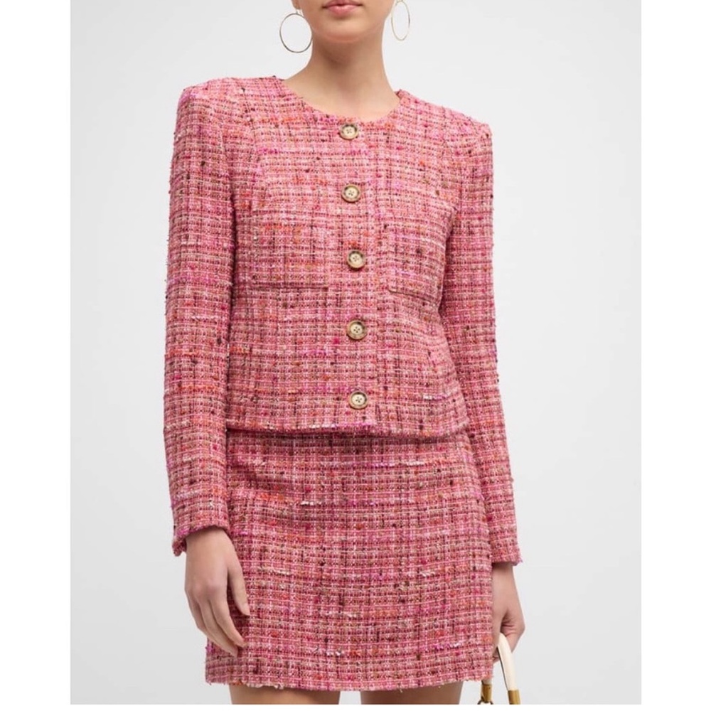 Veronica Beard‎ Lars Jacket Pink Multi